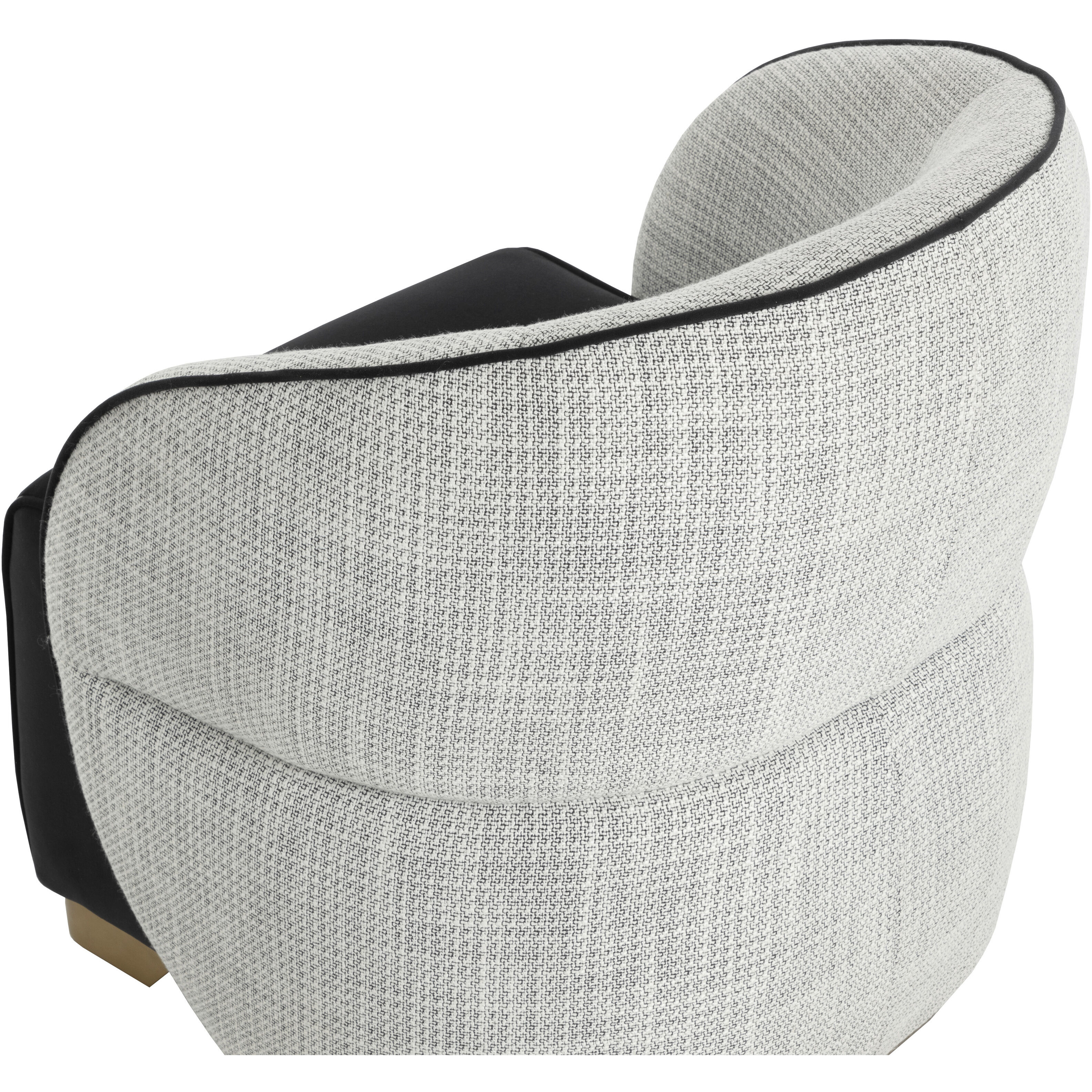 Fatina Abbington Black / Vera White Pepper Lounge Chair